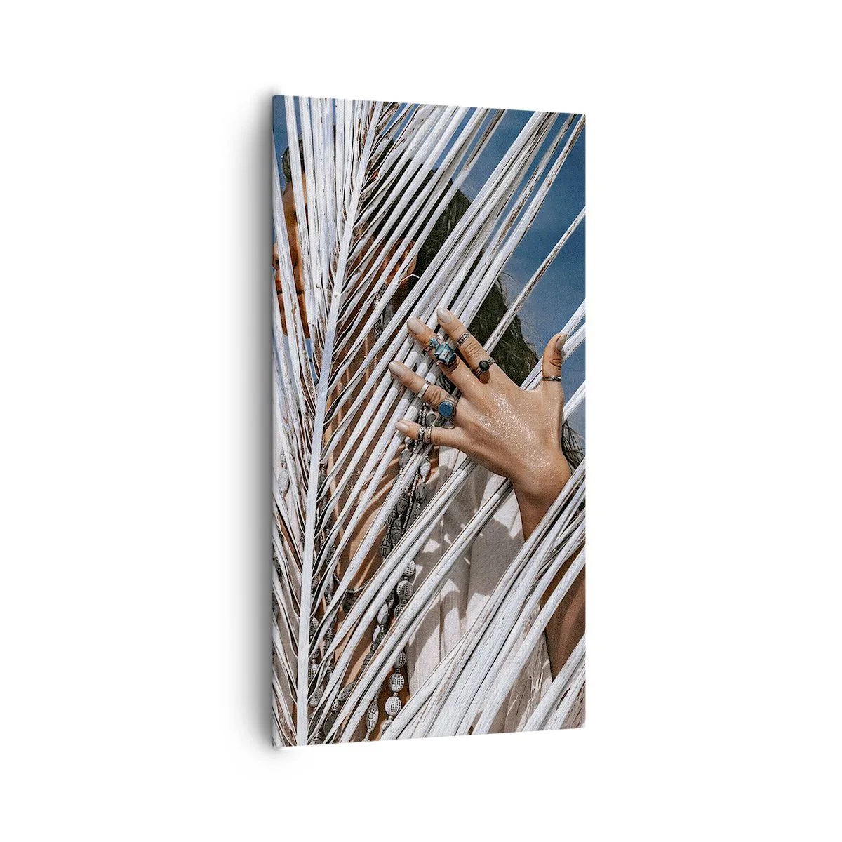 Lærredstryk - Billede på lærred - Shamanens kæreste? - 65x120 cm