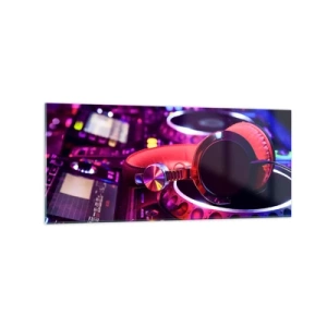 Billede på glas - Før det sjove begynder - 120x50 cm