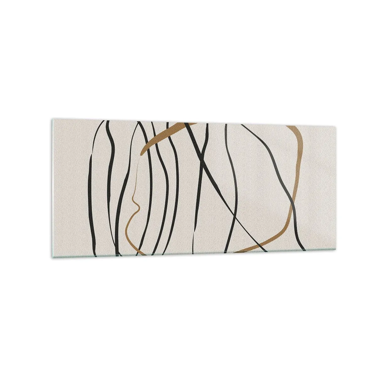 Billede på glas - Komposition - dans i besiddelse - 120x50 cm