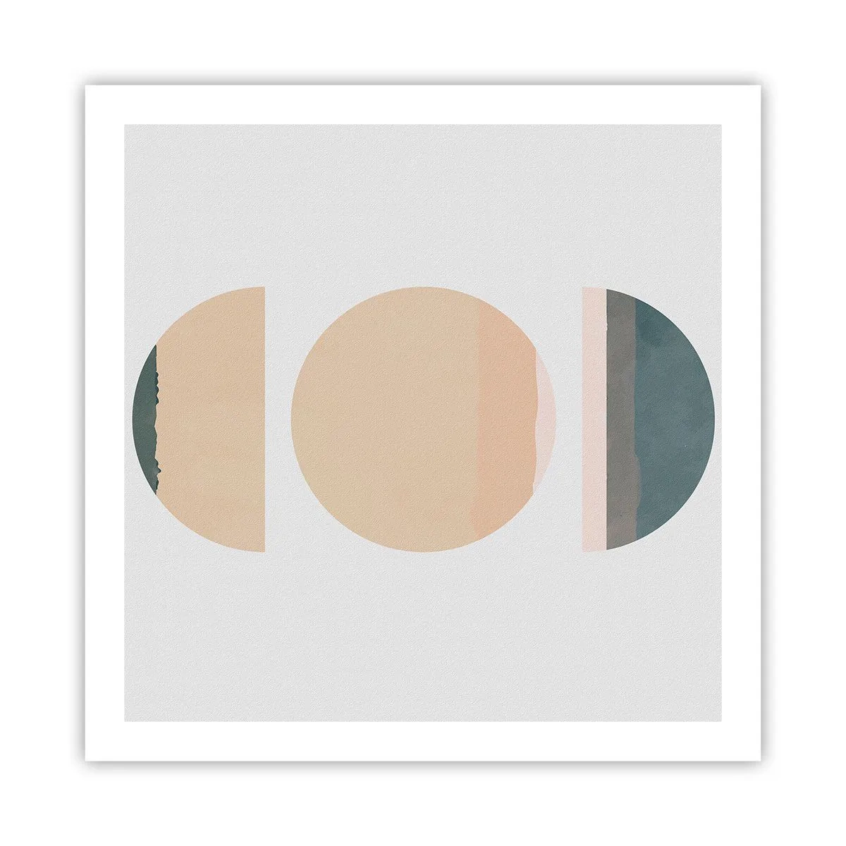 Plakat - Hjul for hjul - 60x60 cm