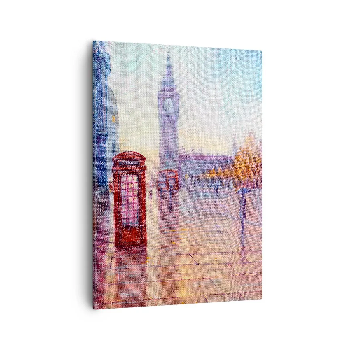Lærredstryk - Billede på lærred - En efterårsdag i London - 50x70 cm