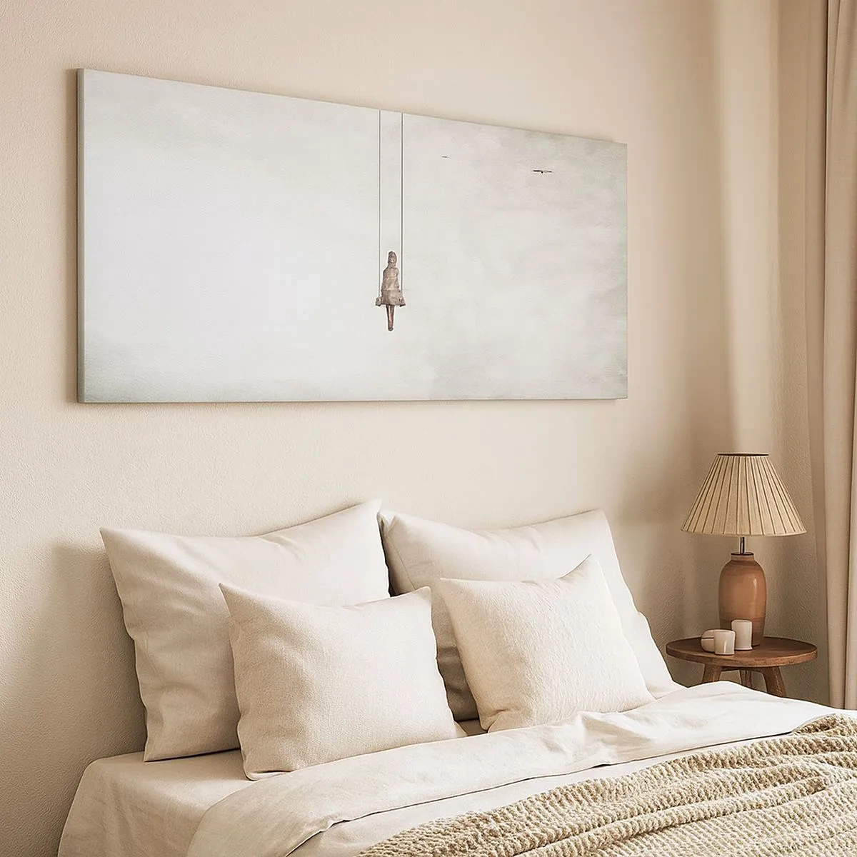 Lærredstryk - Billede på lærred - Barnet i os selv - 100x40 cm