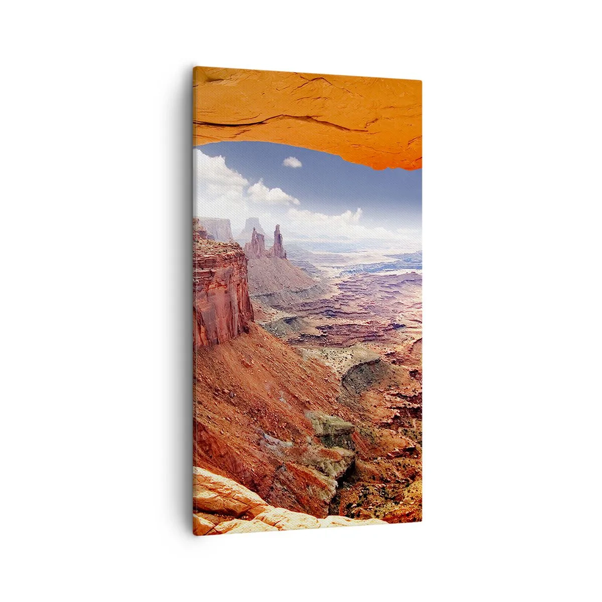 Lærredstryk - Billede på lærred - Udskåret af naturen selv - 55x100 cm