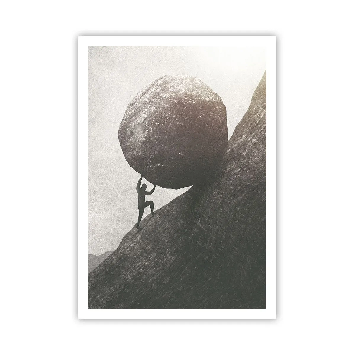 Plakat - Jeg tror mod al forventning - 70x100 cm