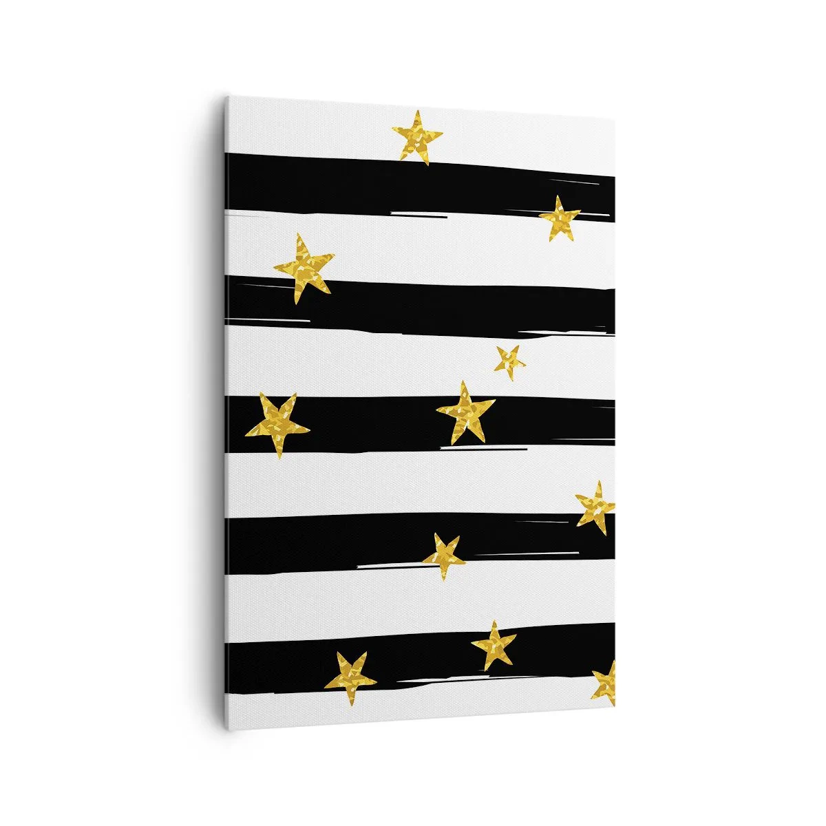 Lærredstryk - Billede på lærred - Vi blev alle født under en heldig stjerne - 70x100 cm