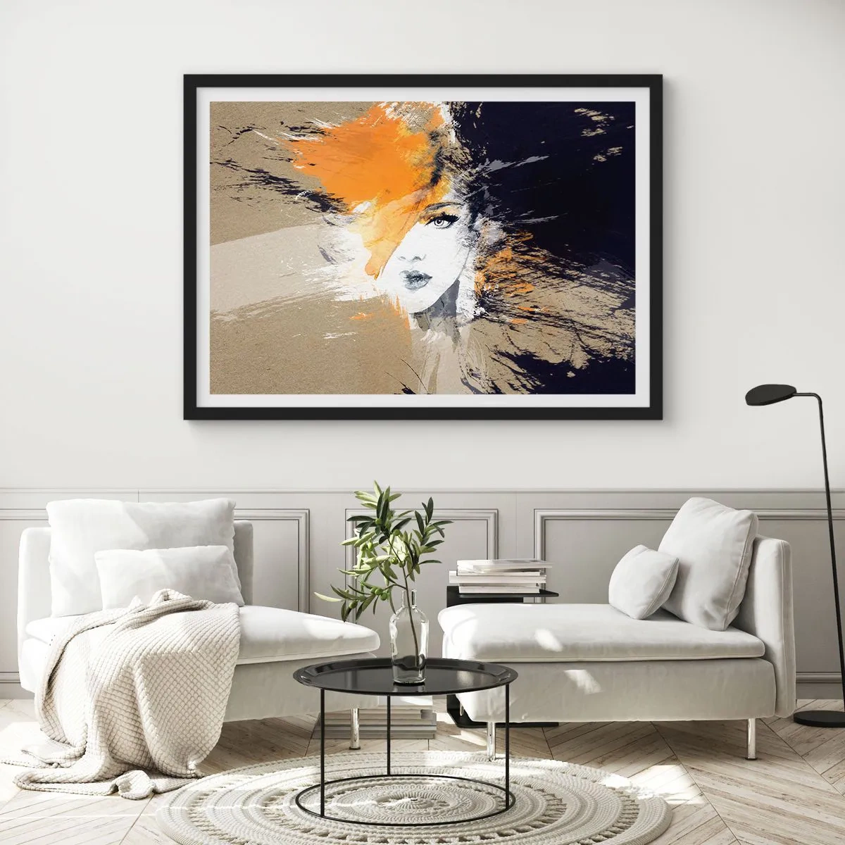 Plakat i sort ramme - Og det bliver let - 91x61 cm
