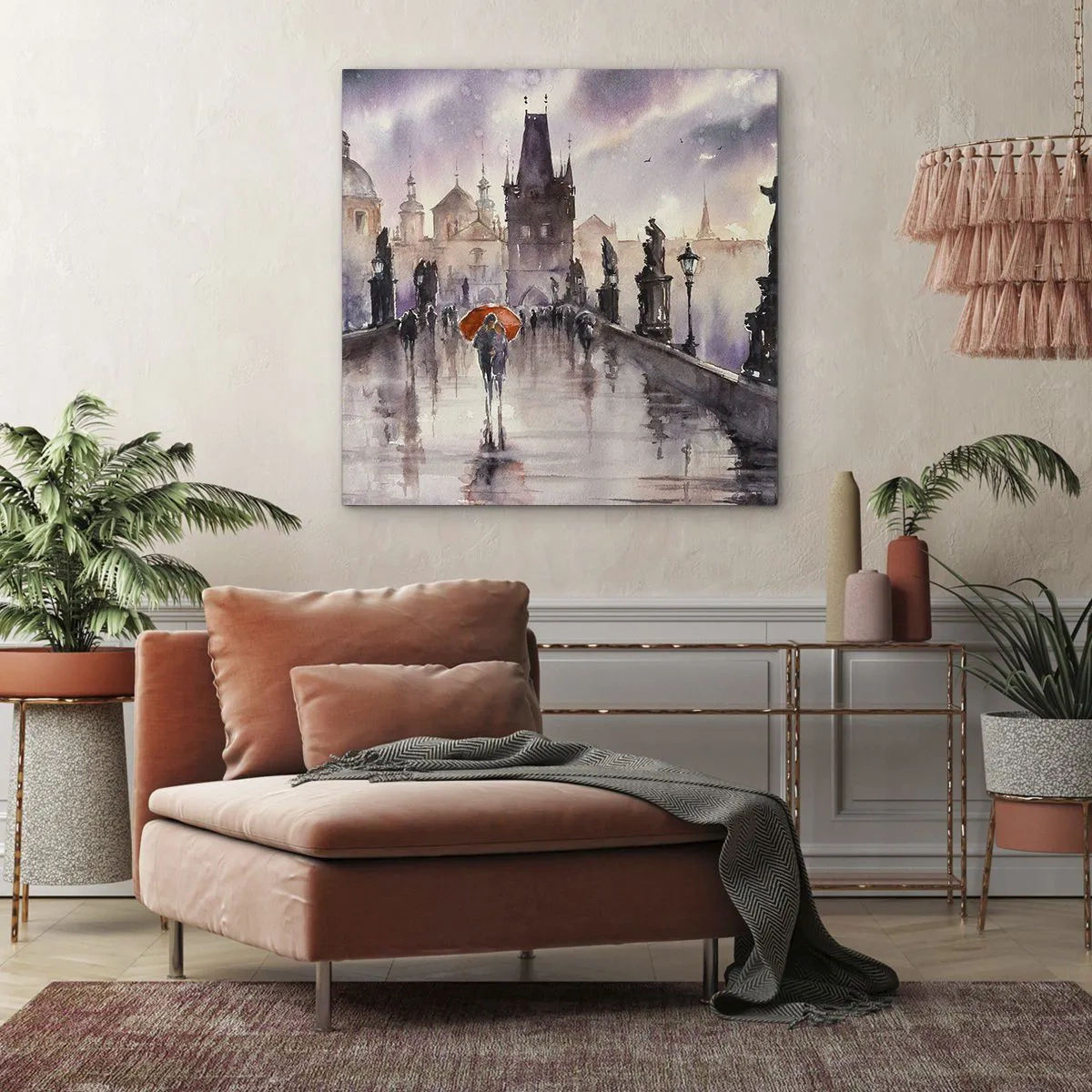 Lærredstryk - Billede på lærred - Folk forandrer sig ikke - 50x50 cm