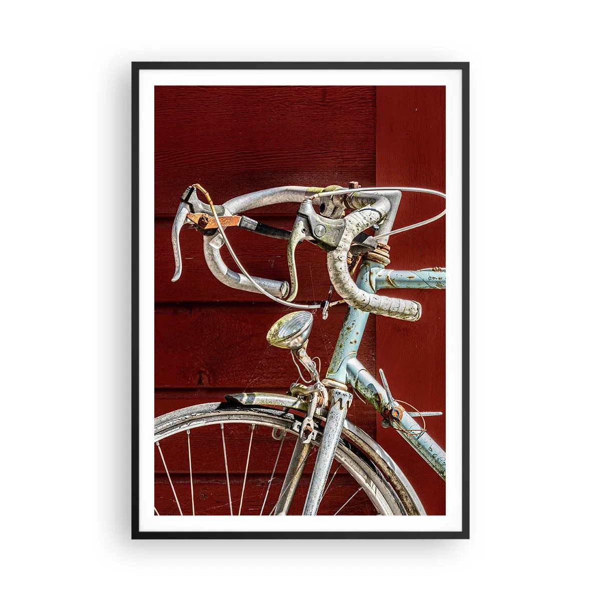 Plakat i sort ramme - Skabt til at sejre - 70x100 cm