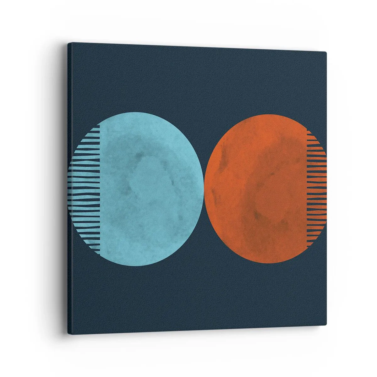 Lærredstryk - Billede på lærred - Kun geometri? - 40x40 cm