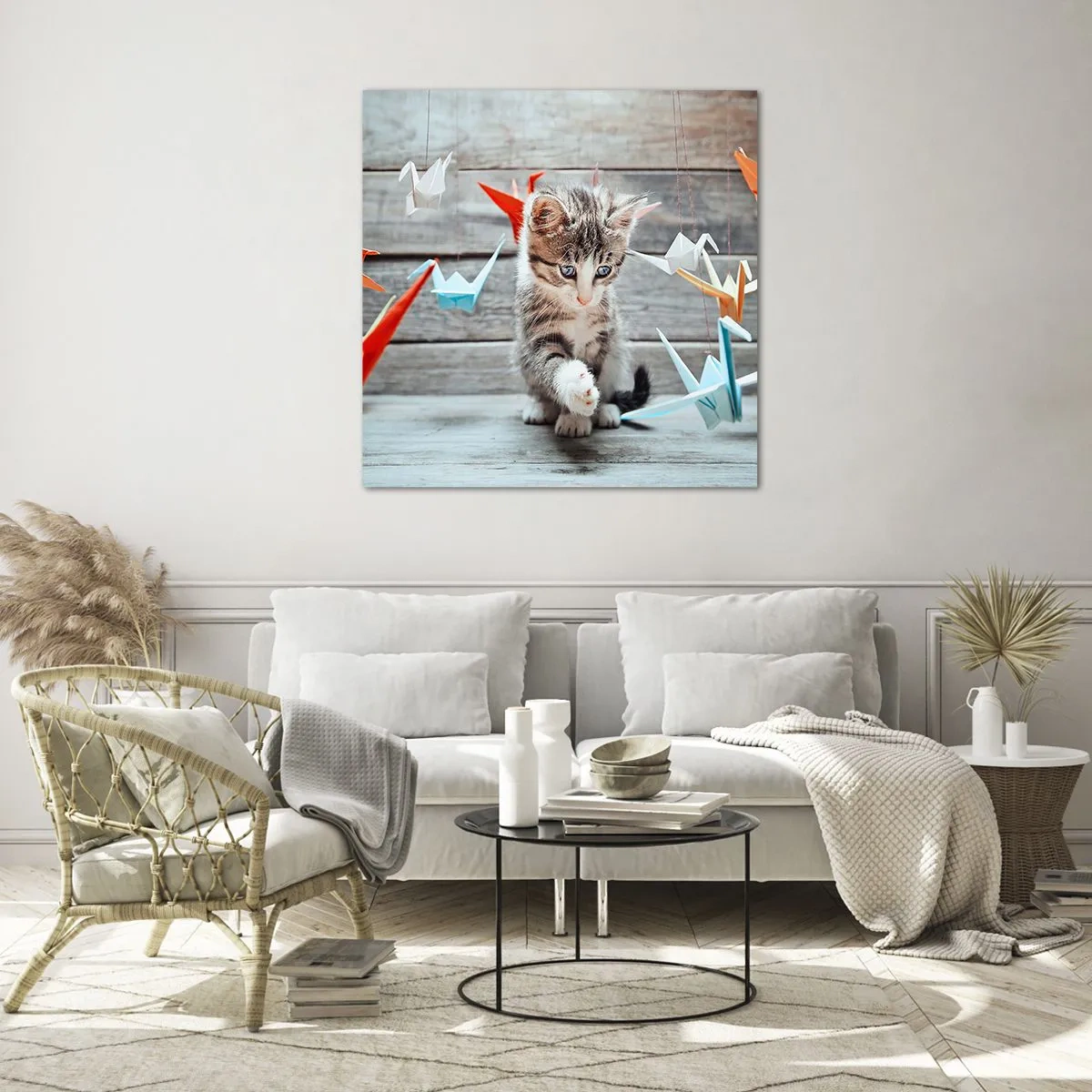 Billede på glas - Første lektion - 60x60 cm