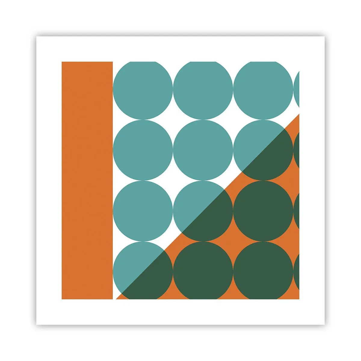 Plakat - Op og over - 40x40 cm