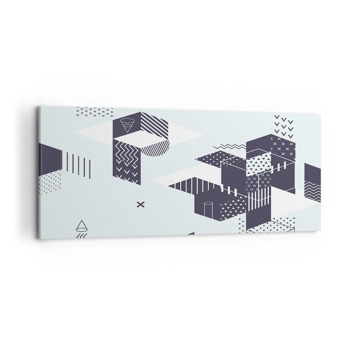 Lærredstryk - Billede på lærred - I matematikkens sjæl - 120x50 cm