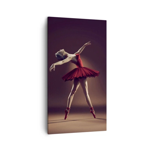 Lærredstryk - Billede på lærred - Prima ballerina - 45x80 cm