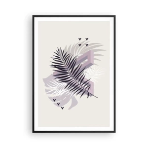 Plakat i sort ramme - Skygge af en skygge - 70x100 cm