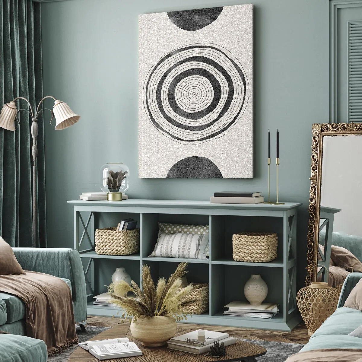 Lærredstryk - Billede på lærred - Det vigtige er det, der er imellem - 50x70 cm