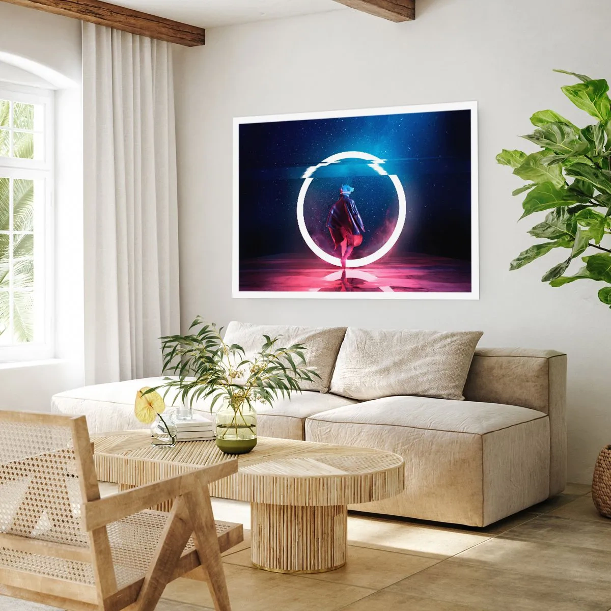 Plakat - Mellem verdener - 70x50 cm