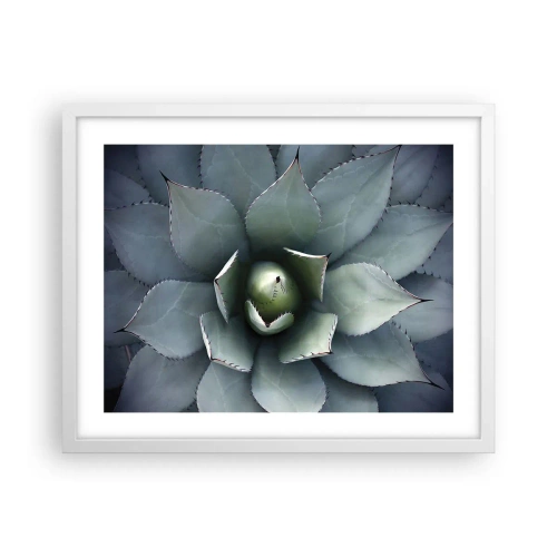 Plakat i hvid ramme - Lokkemad og advarsler - 50x40 cm