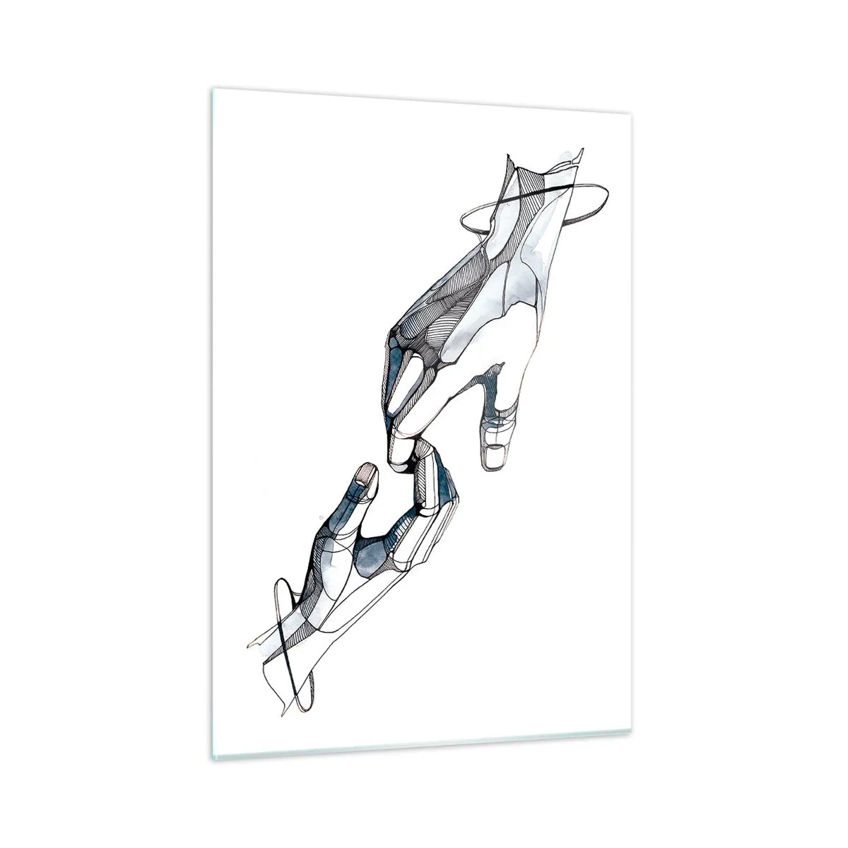 Billede på glas - En god gestus - 50x70 cm