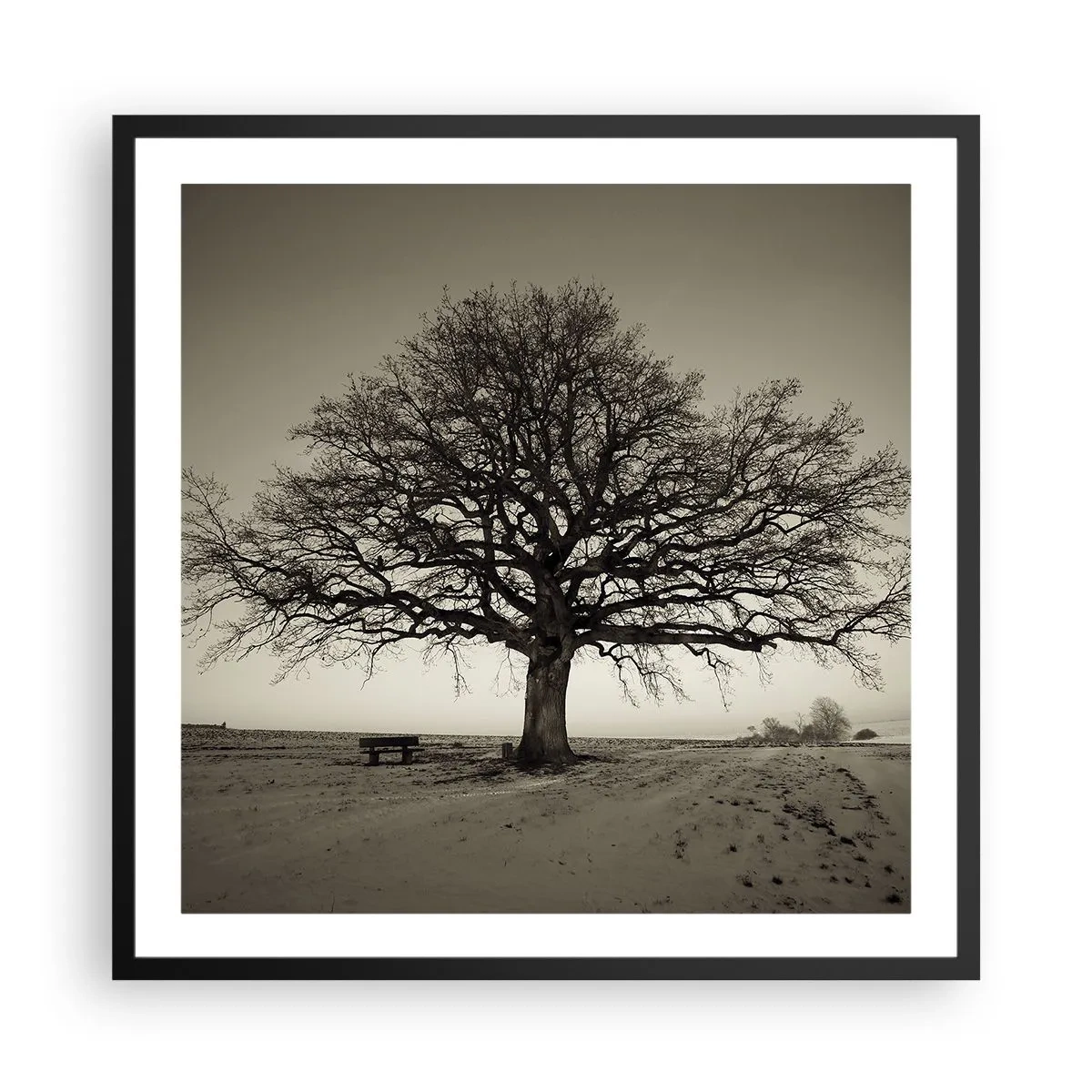 Plakat i sort ramme - Herfra og til evigheden - 60x60 cm