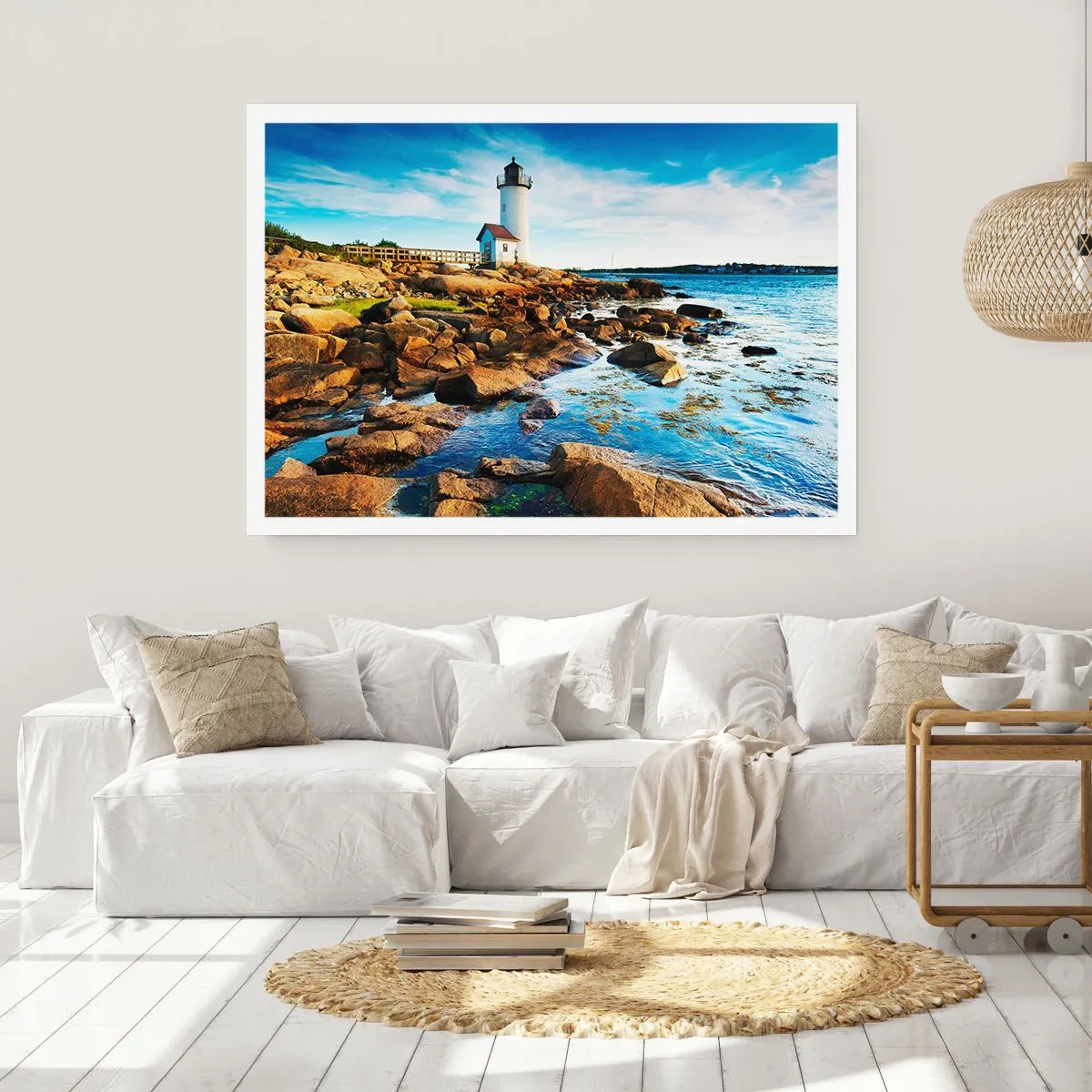 Plakat - Vend tilbage med glæde, jeg ser frem til - 91x61 cm