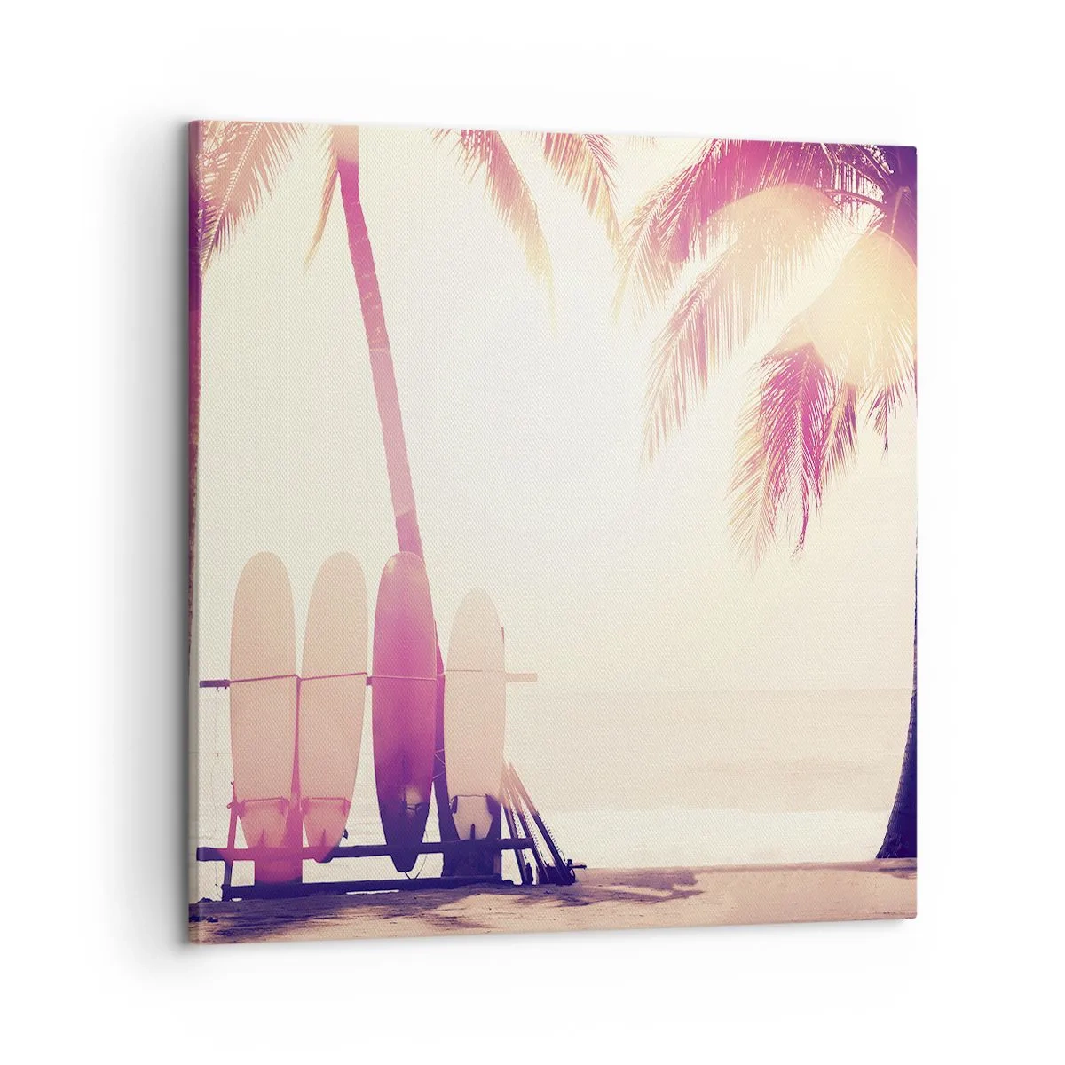 Lærredstryk - Billede på lærred - Det bliver en fantastisk dag - 60x60 cm