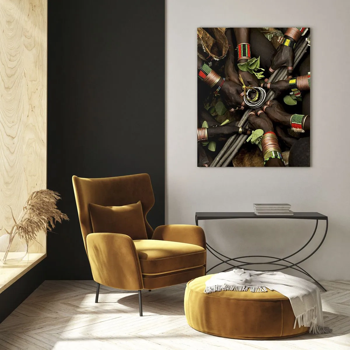 Billede på glas - Vi er sammen - 50x70 cm