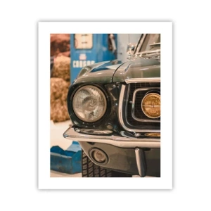 Plakat - Møde med en legende - 40x50 cm