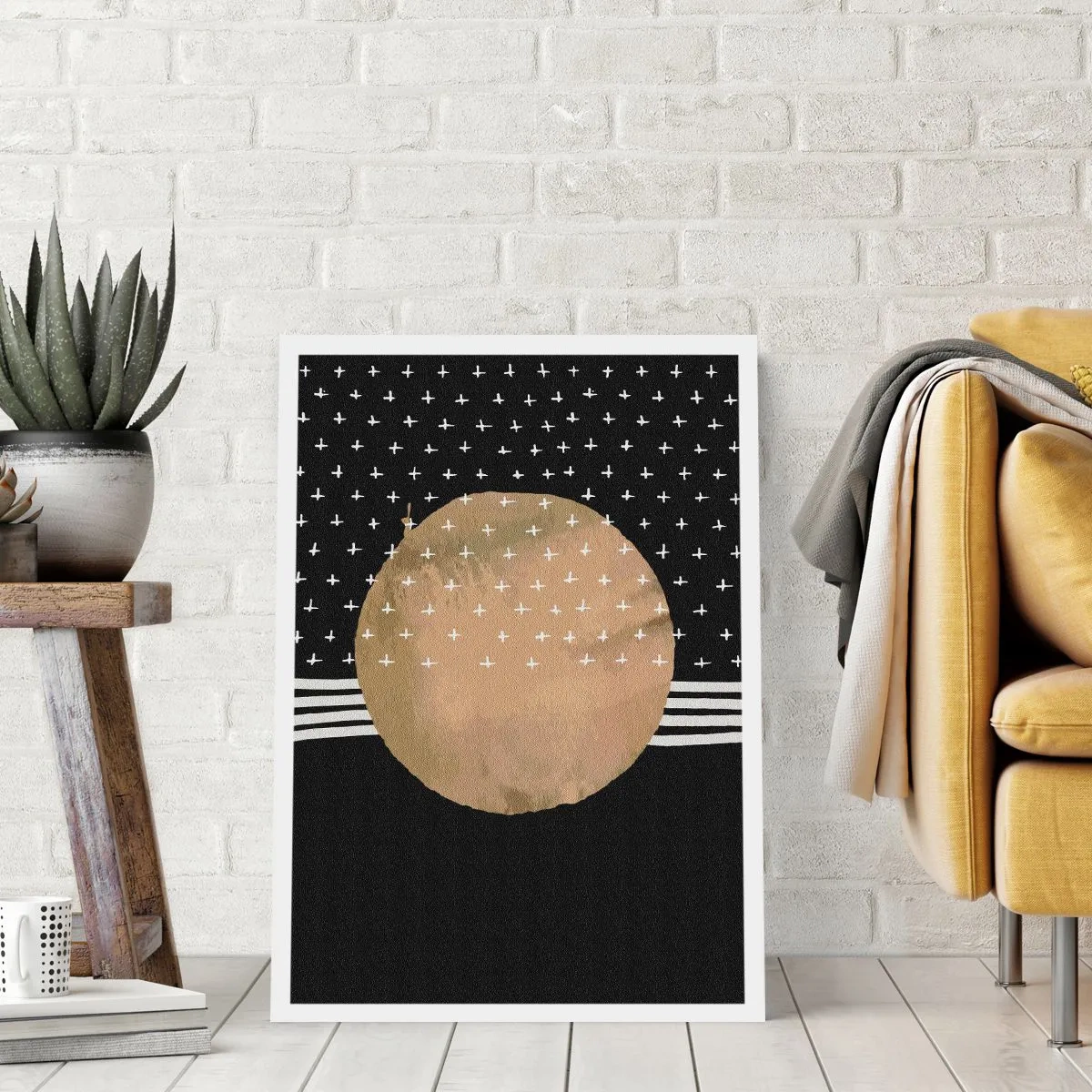 Plakat - Komposition: galaksens flag - 30x40 cm