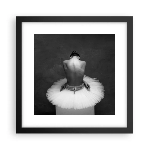 Plakat i sort ramme - Blomstrer nu - 30x30 cm