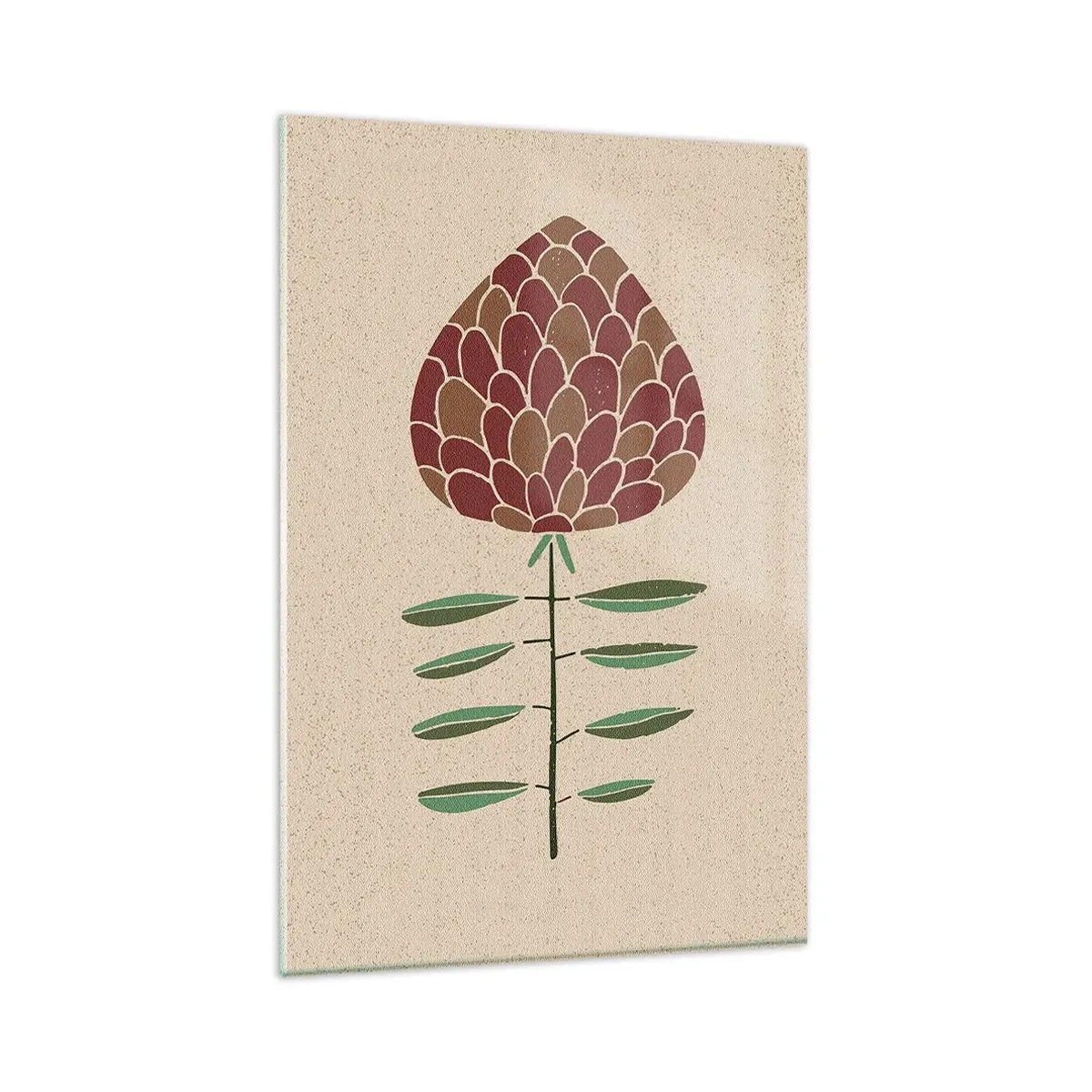 Billede på glas - Som en stor pind - 80x120 cm