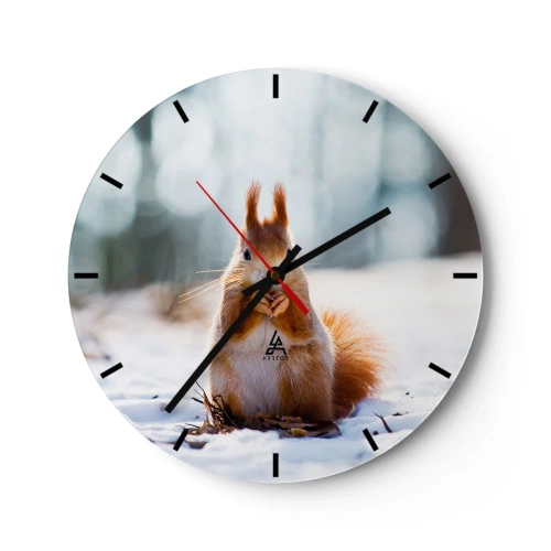 Vægur, Uret - Og hvad kigger du på? - 40x40 cm