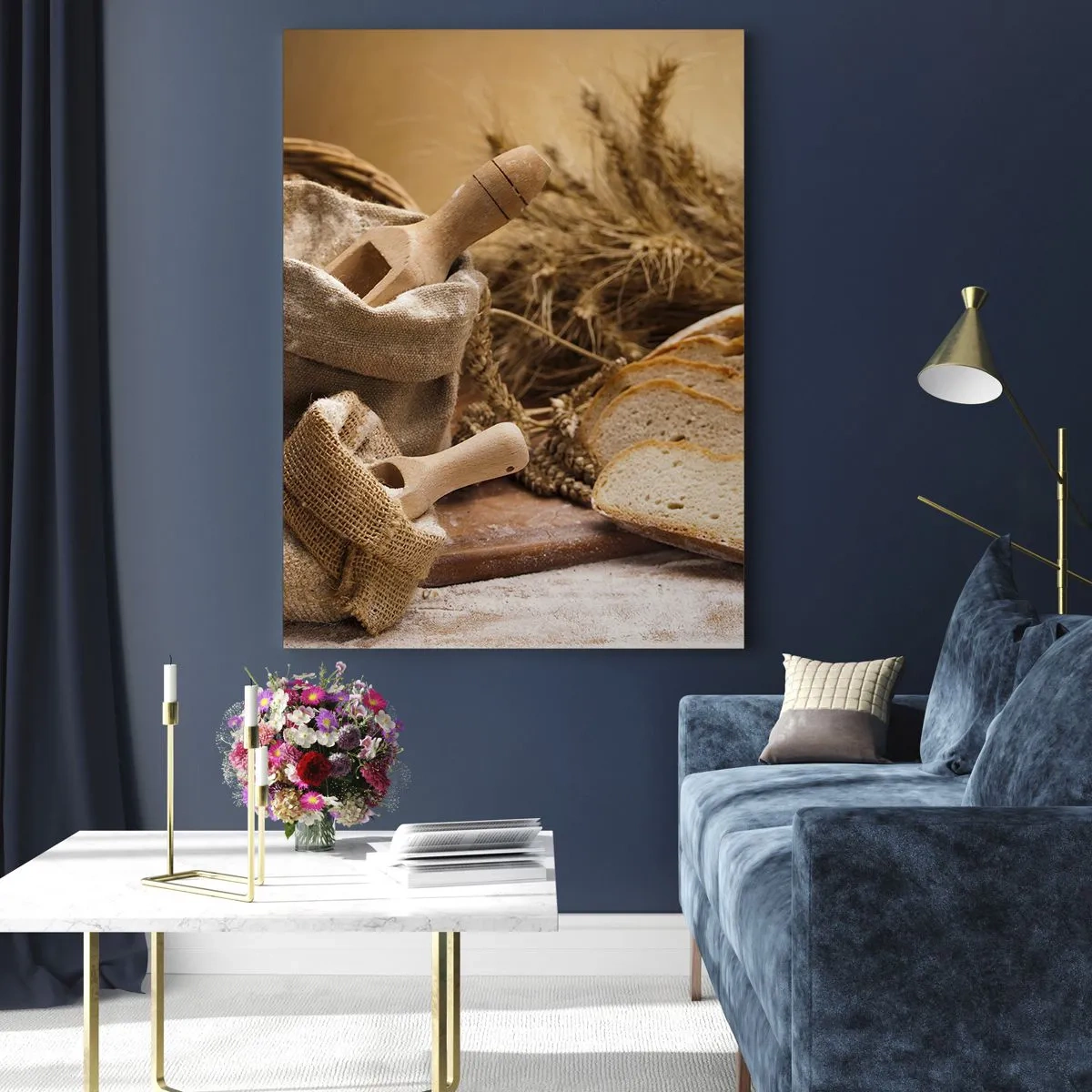 Billede på glas - Som skåret en kniv - 50x70 cm