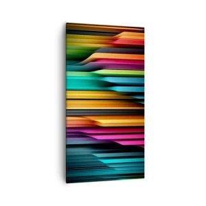 Lærredstryk - Billede på lærred - Lysende orgel - 55x100 cm