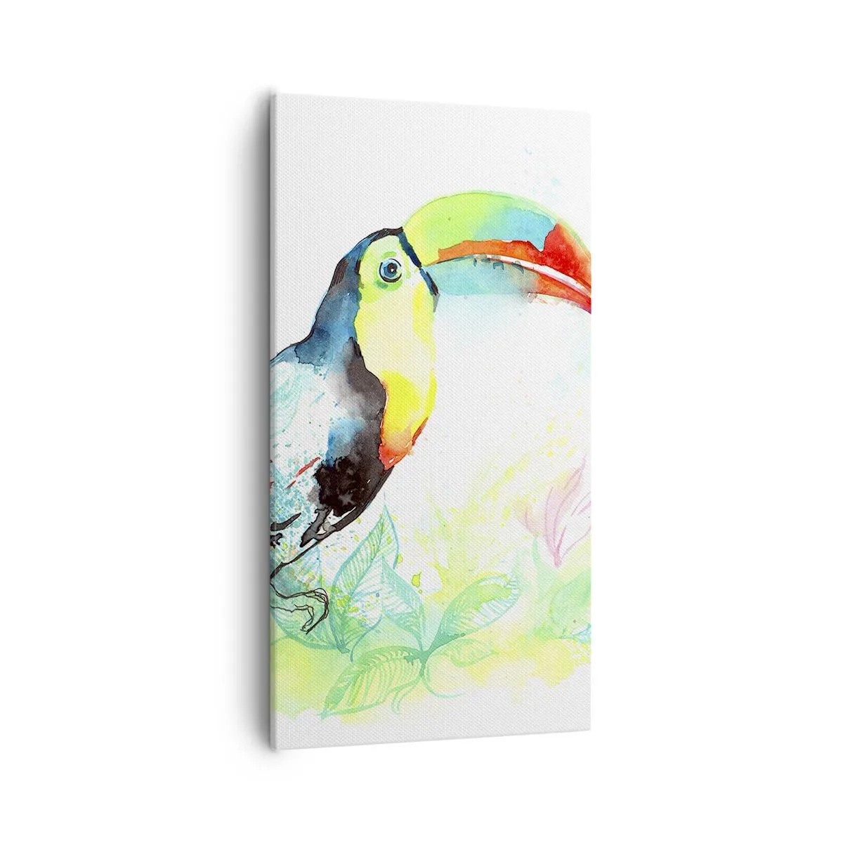 Lærredstryk - Billede på lærred - Farverig som Sydamerika - 55x100 cm