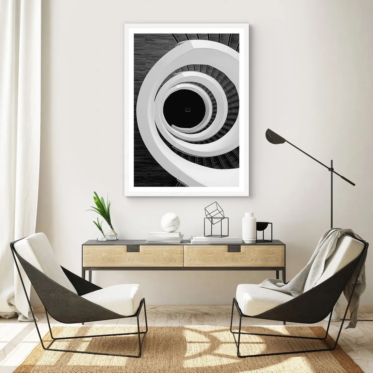 Plakat i hvid ramme - Til sagen - 70x100 cm