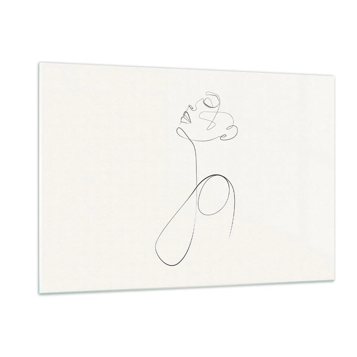 Billede på glas - Sløjfet i drømme - 120x80 cm