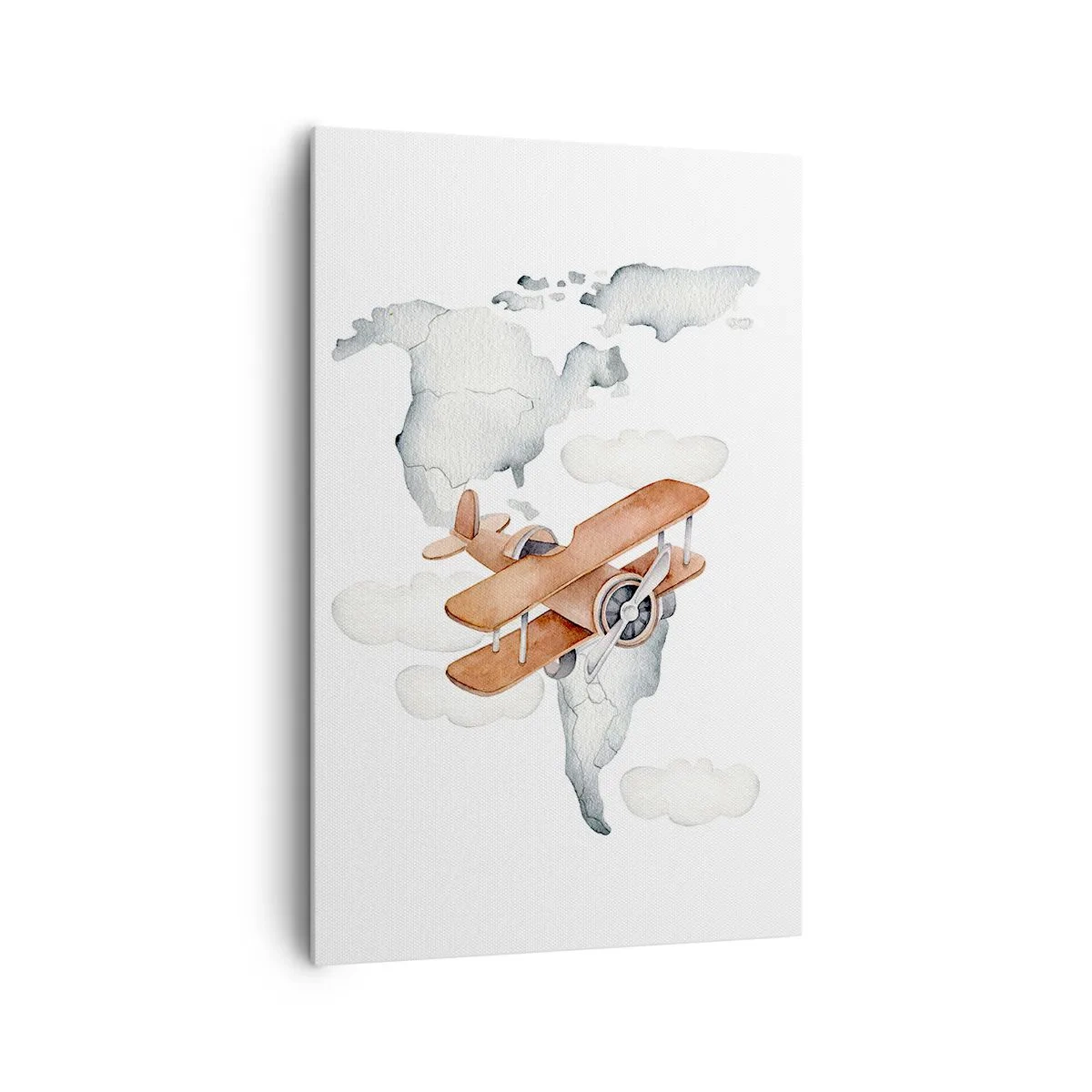 Lærredstryk - Billede på lærred - I den banebrydende ånd - 80x120 cm