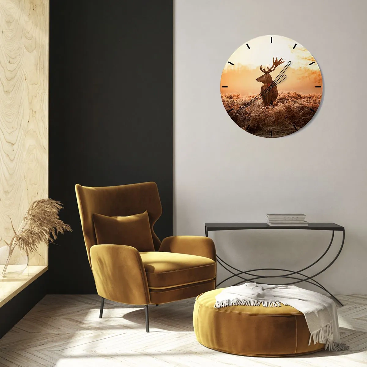 Vægur, Uret - Herre på godset - 40x40 cm