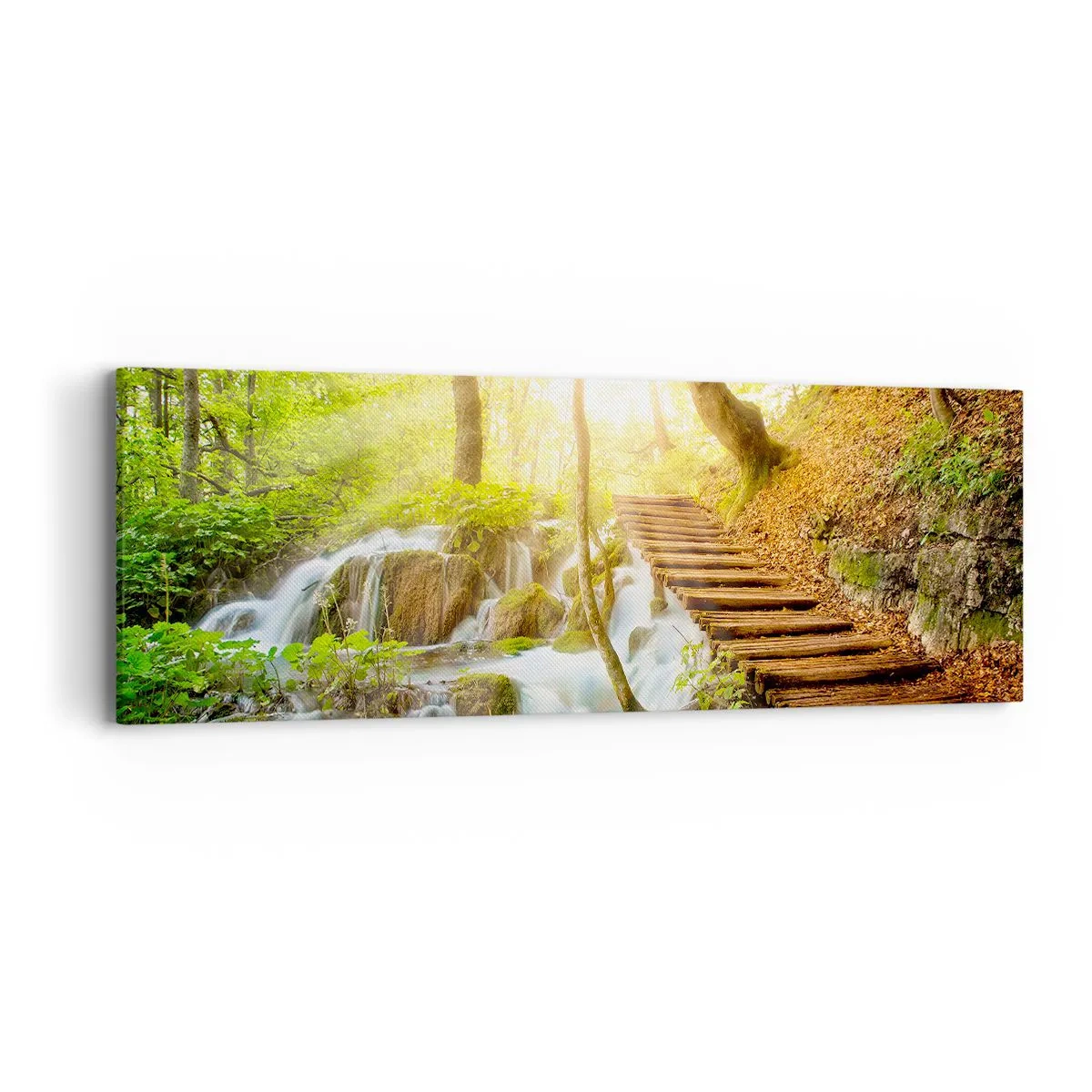 Lærredstryk - Billede på lærred - Den ønskede kølighed - 90x30 cm