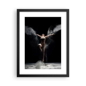 Plakat i sort ramme - Elfer findes - 30x40 cm