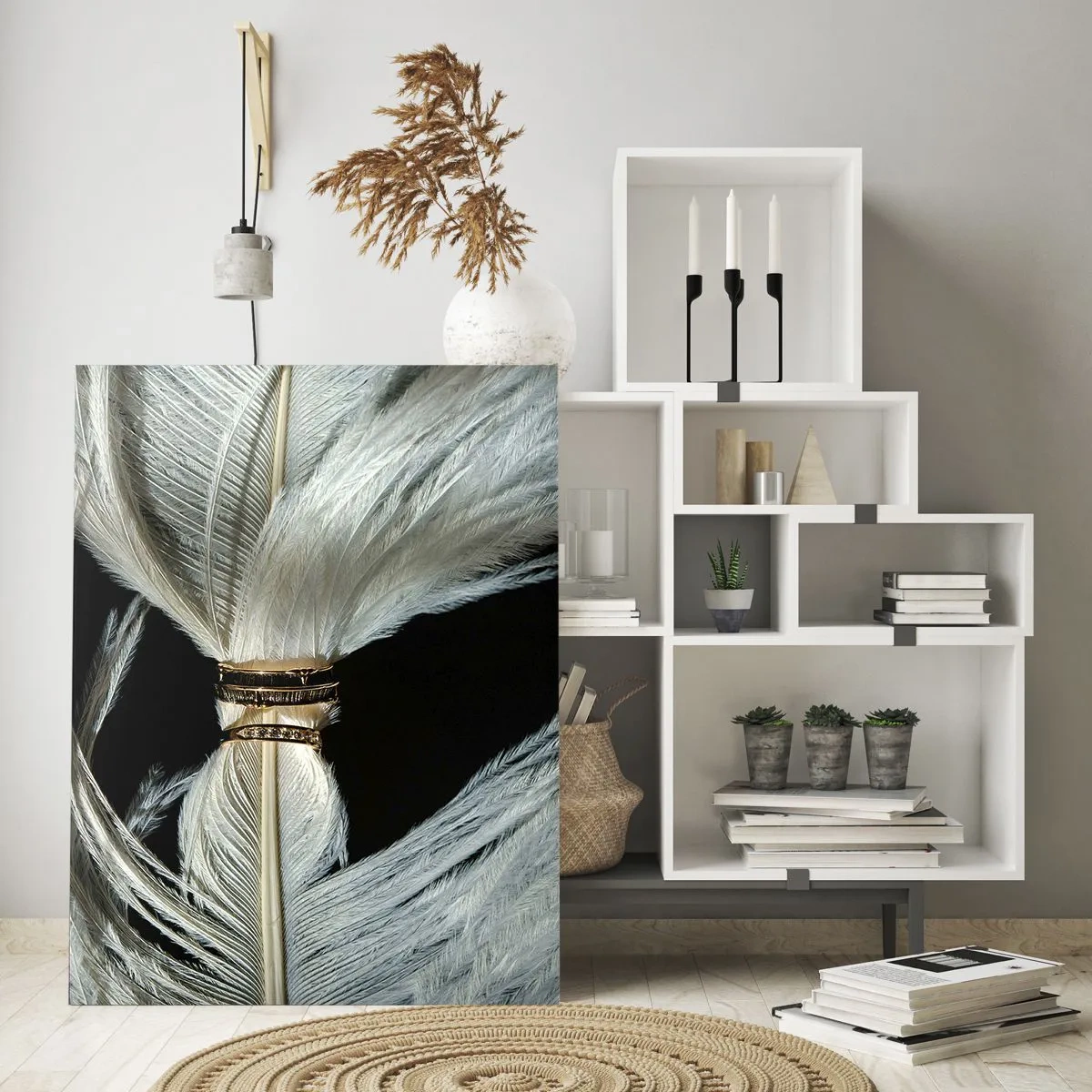 Billede på glas - ...og jeg vil ikke forlade dig... - 70x100 cm