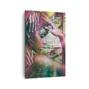 Lærredstryk - Billede på lærred - Moder Natur i junglen - 80x120 cm