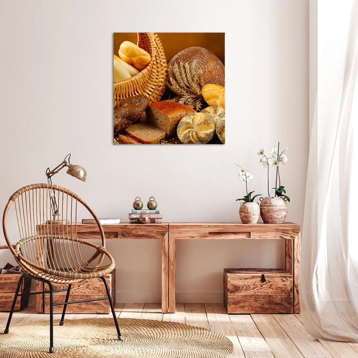 Lærredstryk - Billede på lærred - Vi slap væk igen - 50x50 cm