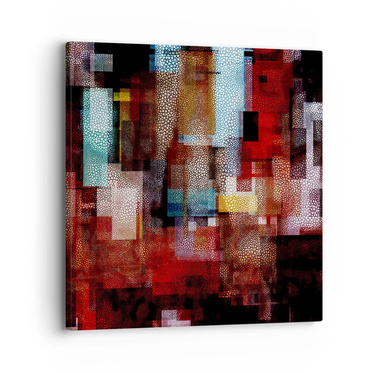 Lærredstryk - Billede på lærred - Forvirring med forvirring - 30x30 cm