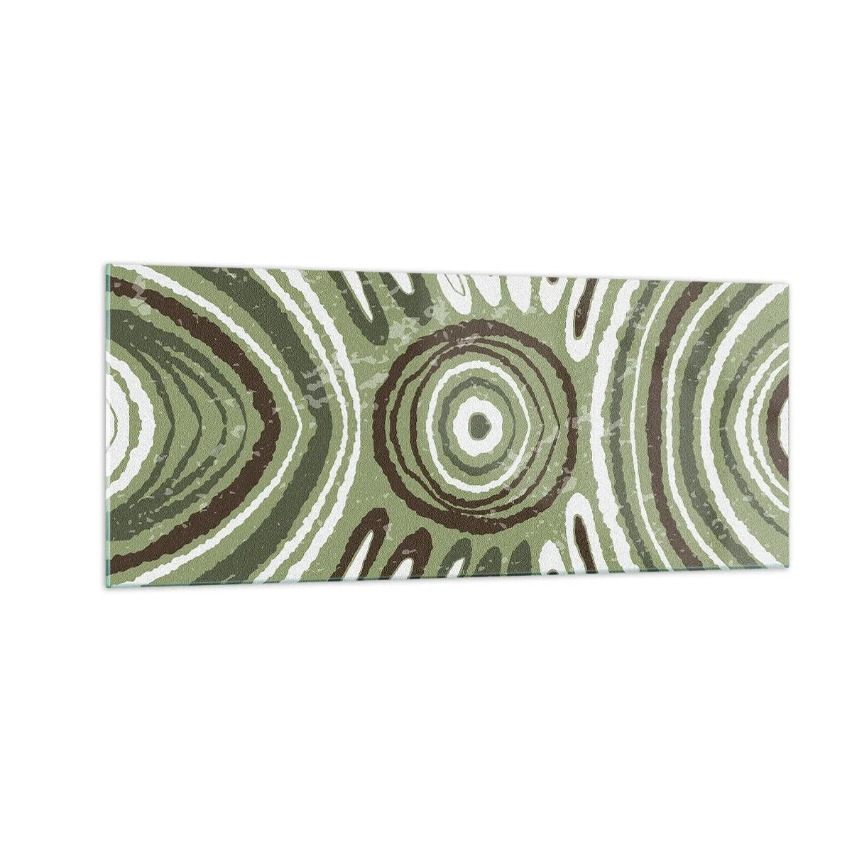 Billede på glas - Eksplosion af følelser - 100x40 cm