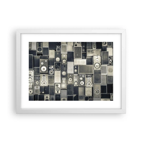 Plakat i hvid ramme - Og alt er i orden - 40x30 cm