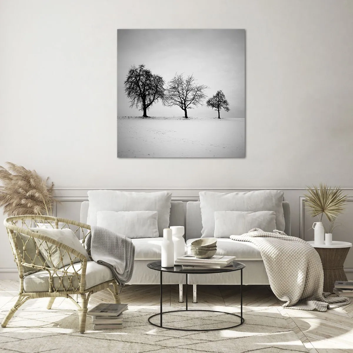 Billede på glas - Hvad drømmer de om? - 30x30 cm