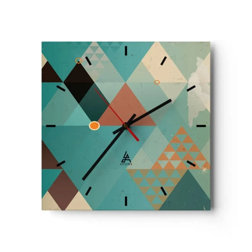 Vægur, Uret - Enhed af mangfoldighed, mangfoldighed af enhed - 30x30 cm