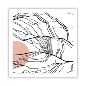 Plakat - I et netværk af kviste - 60x60 cm