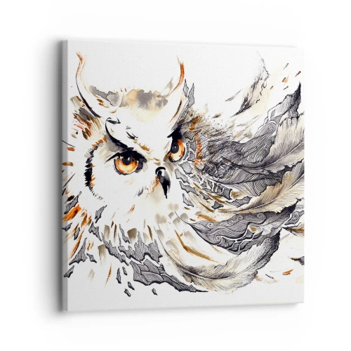 Lærredstryk - Billede på lærred - Hun kom fra den magiske verden - 30x30 cm